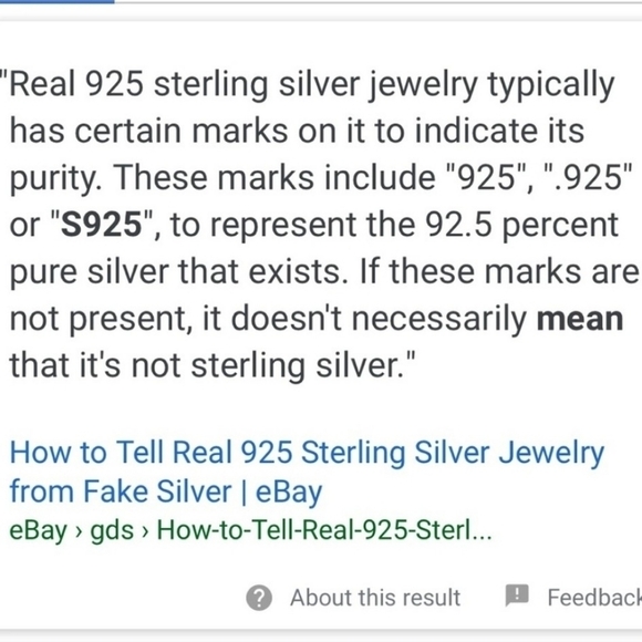 WHITE Sapphire Sterling Silver Ring - Picture 6 of 6